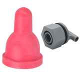 1Set Livestock Pacifier Milk Feed Bucket Pacifier Milk Drink Nipple with Valve Farm Animal Feeding Supplies(MP77+MP76A Lamb Use )