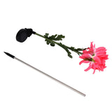 Solar Garden Decorations Automatic Charging Waterproof Durable LED Solar Decorative LightsRed - Side View