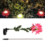 Solar Garden Decorations Automatic Charging Waterproof Durable LED Solar Decorative LightsRed
