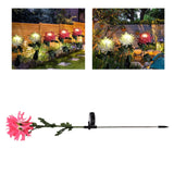 Solar Garden Decorations Automatic Charging Waterproof Durable LED Solar Decorative LightsRed - Extra Image