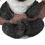 Panda Swing Statue Resin Animal Garden Outdoor Statue for Patio Yard Lawn Home Office - Extra Image