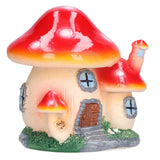 Small Mushroom House Decoration Moss Micro Landscape Decorations Bonsai Mushroom Sculpture Resin Crafts - Low Angle