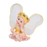 4Pcs Flower Fairies Figurines Garden Home Ornament Fairy Figures Resin Craft Bonsai Decoration