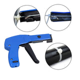Cable Tie Gun Stainless Steel 2.2‑4.8mm Auto Nylon Cutting Fastening Tool HS‑600A