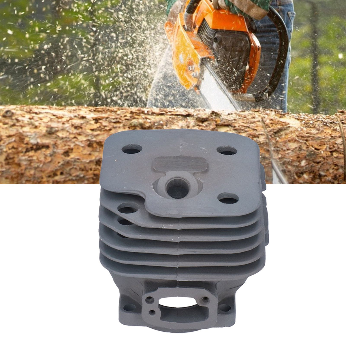 Wear Resistant Cylinder Piston Kit Chainsaw Accessory 52mm Fit for Husqvarna 61 268 272 272XP