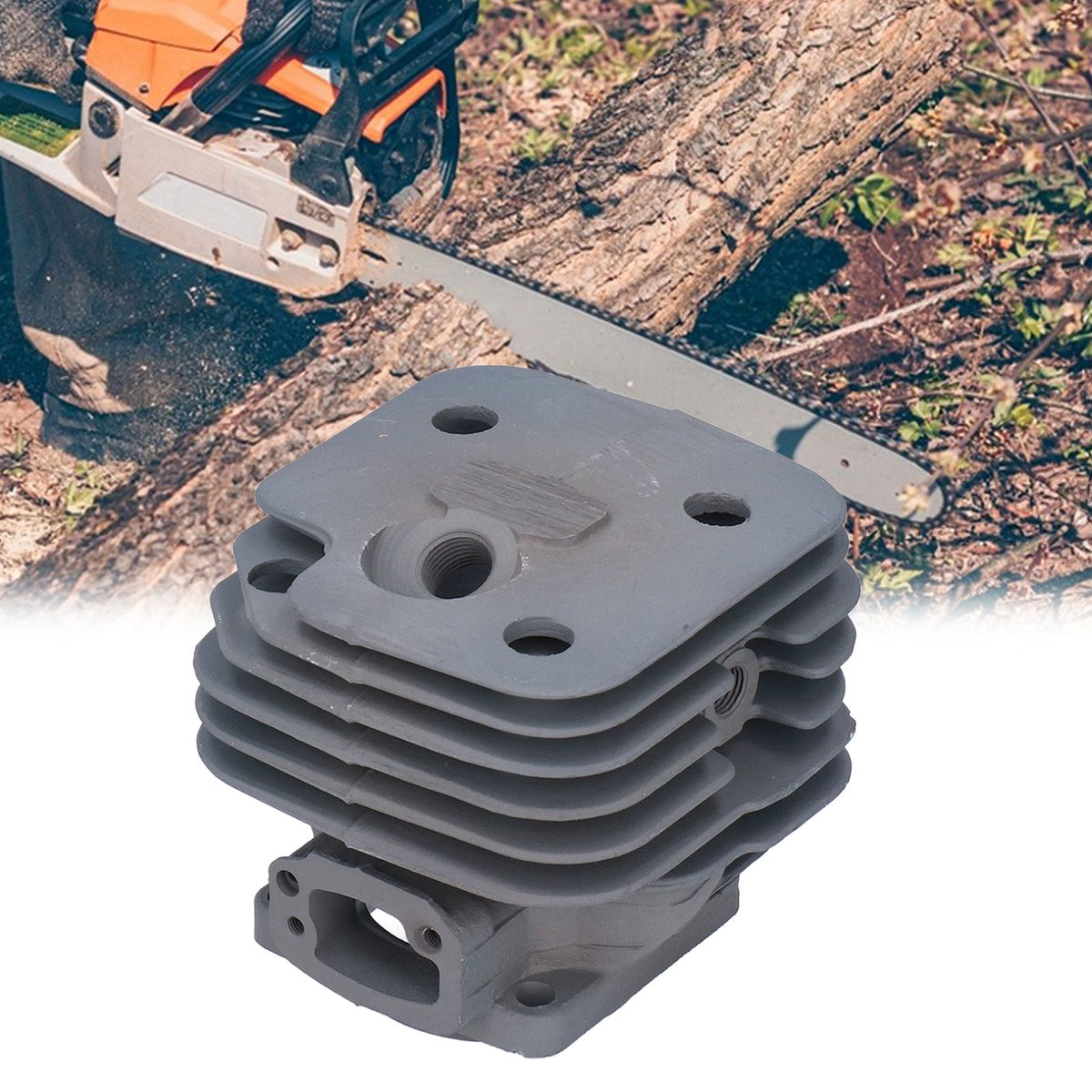 Wear Resistant Cylinder Piston Kit Chainsaw Accessory 52mm Fit for Husqvarna 61 268 272 272XP