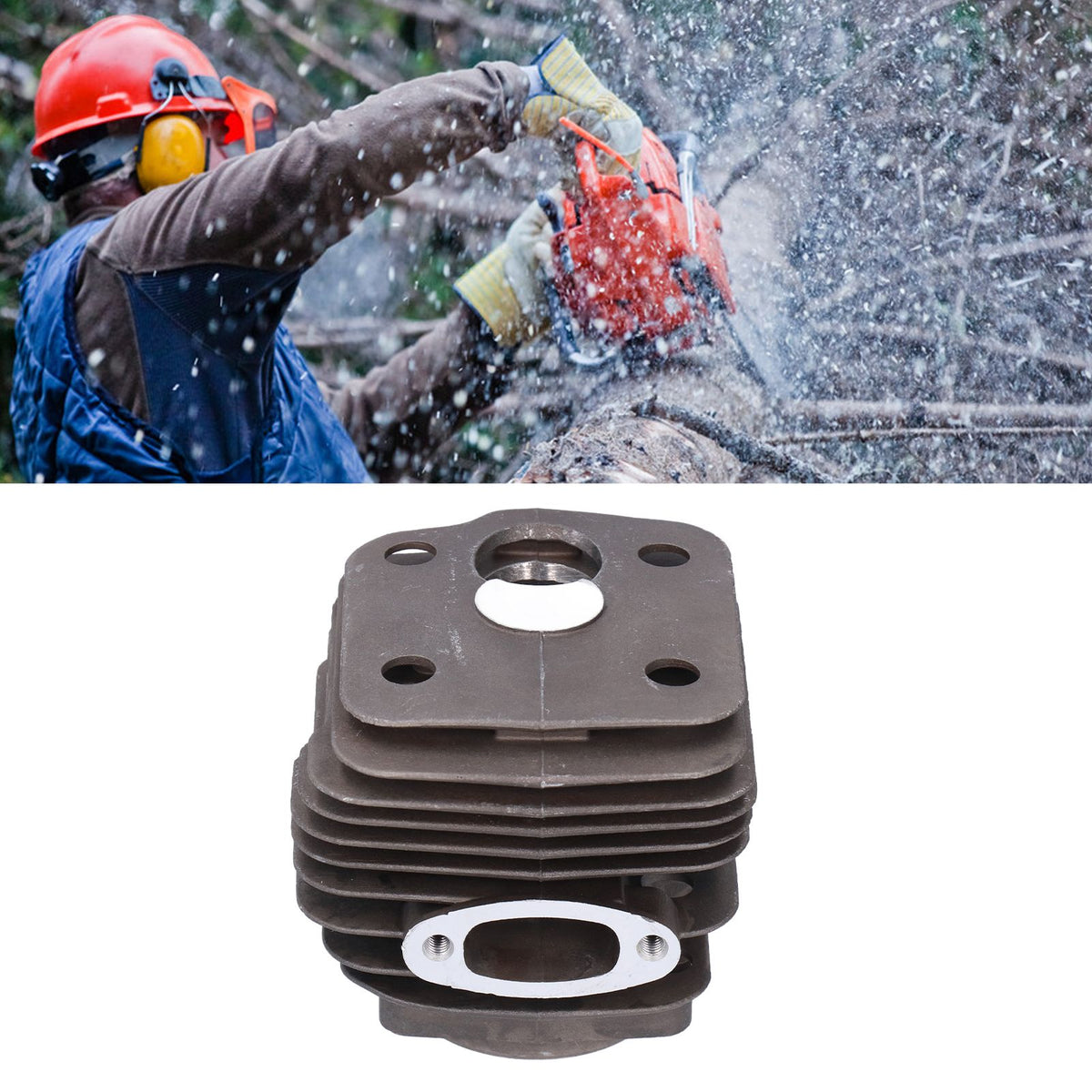 Cylinder Piston Kit Spark Plug Chainsaw Accessory Air Filter Fit for Husqvarna 288 288XP 281 181
