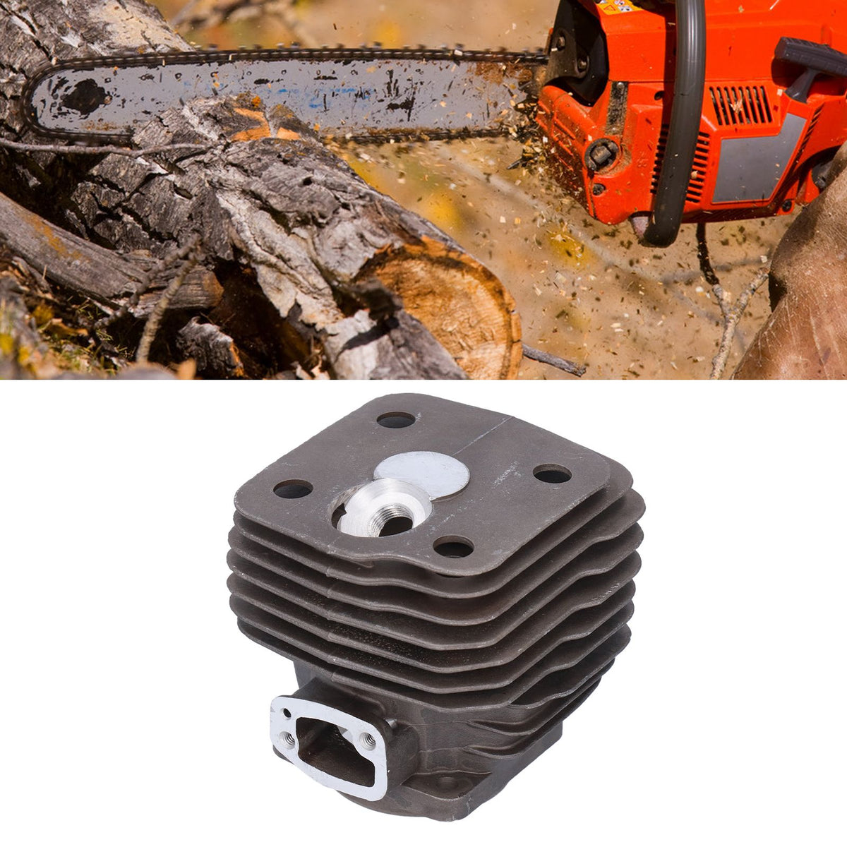 Cylinder Piston Kit Spark Plug Chainsaw Accessory Air Filter Fit for Husqvarna 288 288XP 281 181