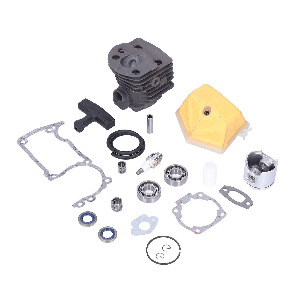 46mm Cylinder Piston Spark Plug Fuel Filter Kit Garden Chainsaw Accessory Fit for Husqvarna 55 51