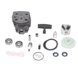 46mm Aluminum Cylinder Piston Spark Plug Bearing Gasket Set Fit for Husqvarna 55 51 Chainsaw