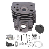 46mm Cylinder Piston Carburetor Spark Plug Gasket Set Replacement Fit for Husqvarna 55 51 Chainsaw