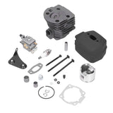 46mm Cylinder Piston Carburetor Spark Plug Gasket Set Replacement Fit for Husqvarna 55 51 Chainsaw