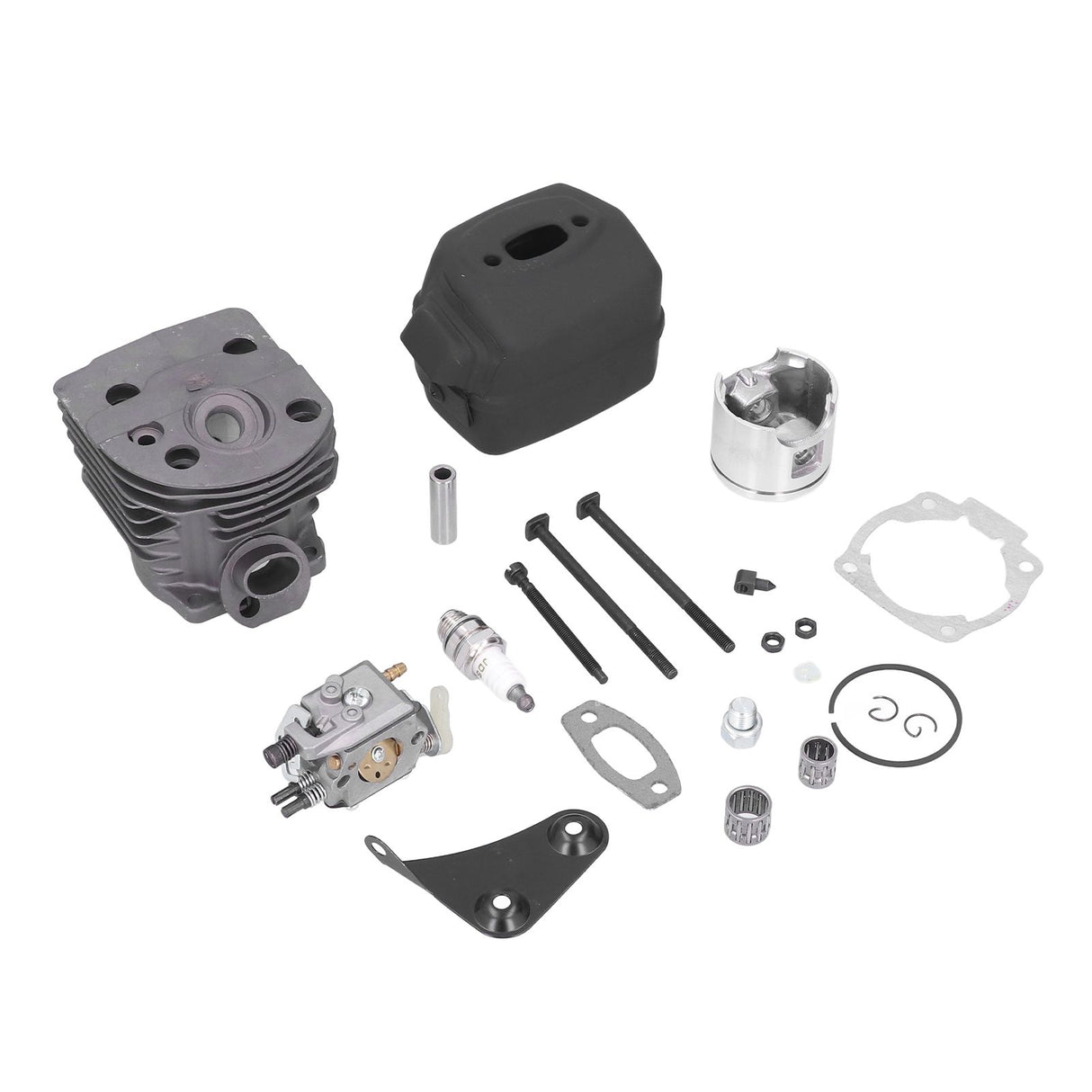 46mm Cylinder Piston Carburetor Spark Plug Gasket Set Replacement Fit for Husqvarna 55 51 Chainsaw
