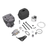 46mm Cylinder Piston Carburetor Spark Plug Gasket Set Replacement Fit for Husqvarna 55 51 Chainsaw - Side View