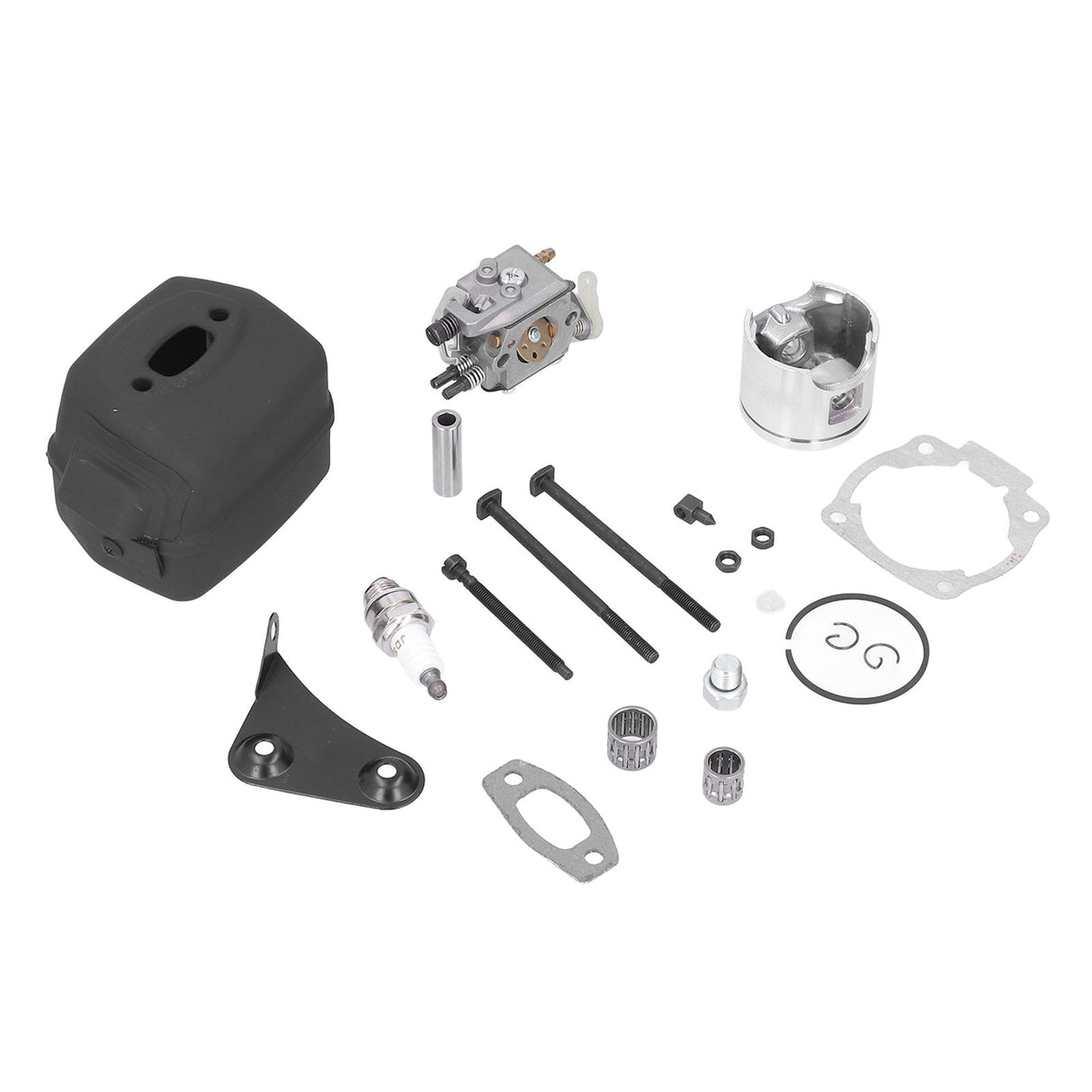 46mm Cylinder Piston Carburetor Spark Plug Gasket Set Replacement Fit for Husqvarna 55 51 Chainsaw