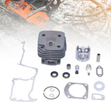 Chainsaw Cylinder Piston Kit Relief Valve Spark Plug 52mm Fit for Husqvarna 61 268 272 272XP