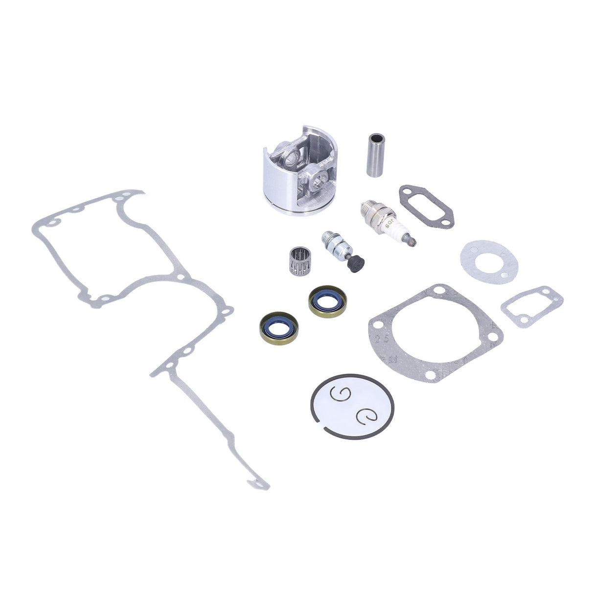 Chainsaw Cylinder Piston Kit Relief Valve Spark Plug 52mm Fit for Husqvarna 61 268 272 272XP