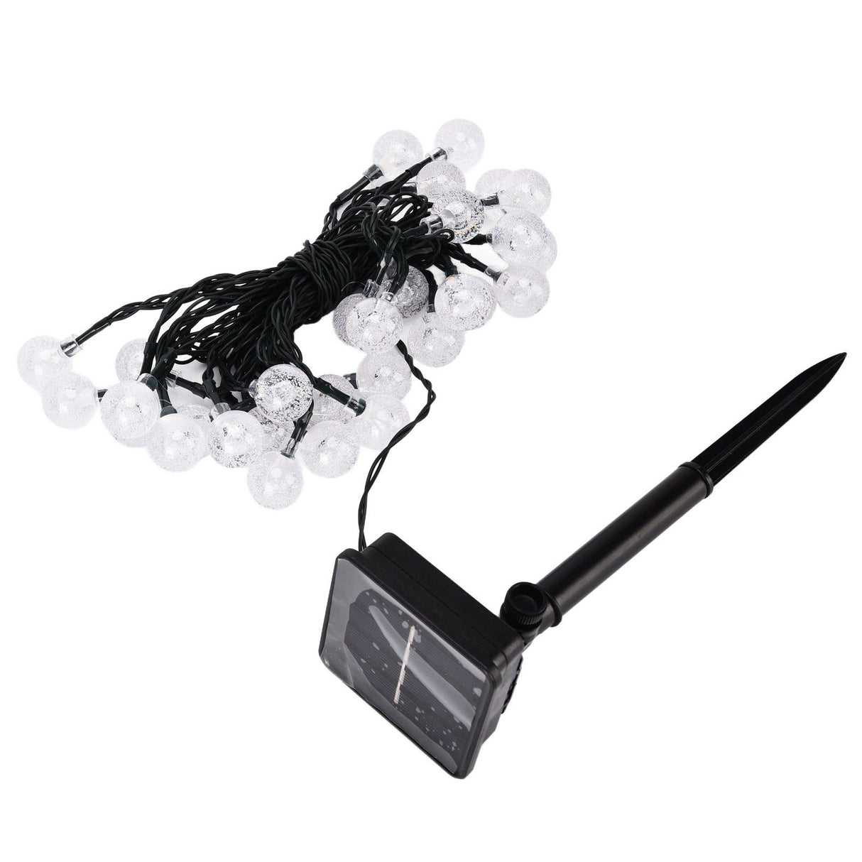 21ft 30LED Solar String Light Warm Waterproof Lamp String Light for Outdoor Yard Lawn Decor