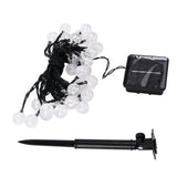 21ft 30LED Solar String Light Warm Waterproof Lamp String Light for Outdoor Yard Lawn Decor