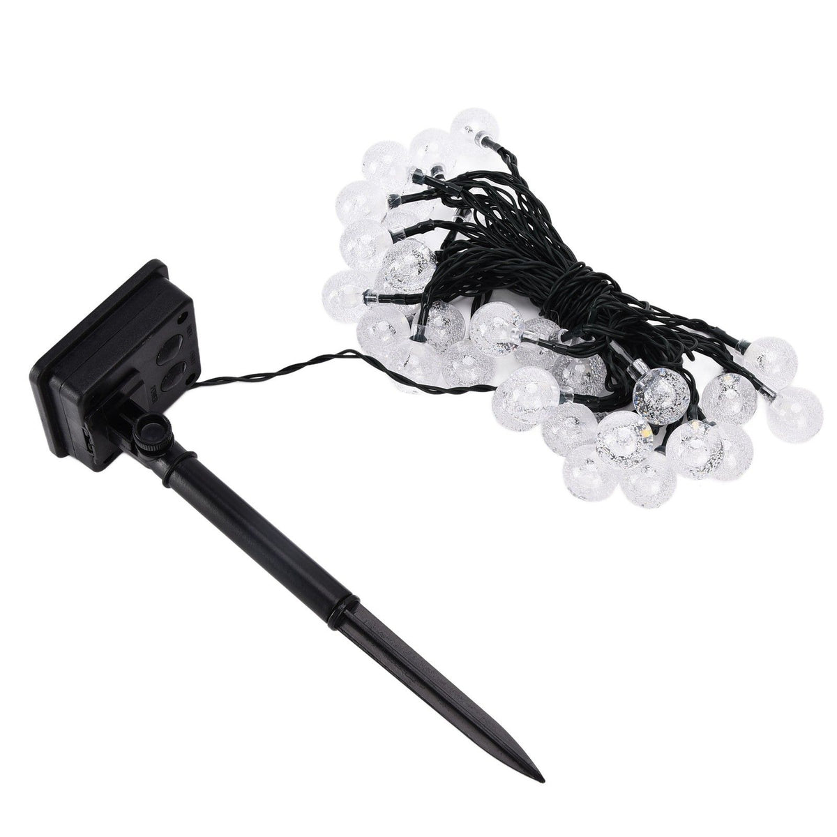 21ft 30LED Solar String Light Warm Waterproof Lamp String Light for Outdoor Yard Lawn Decor