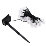 21ft 30LED Solar String Light Warm Waterproof Lamp String Light for Outdoor Yard Lawn Decor