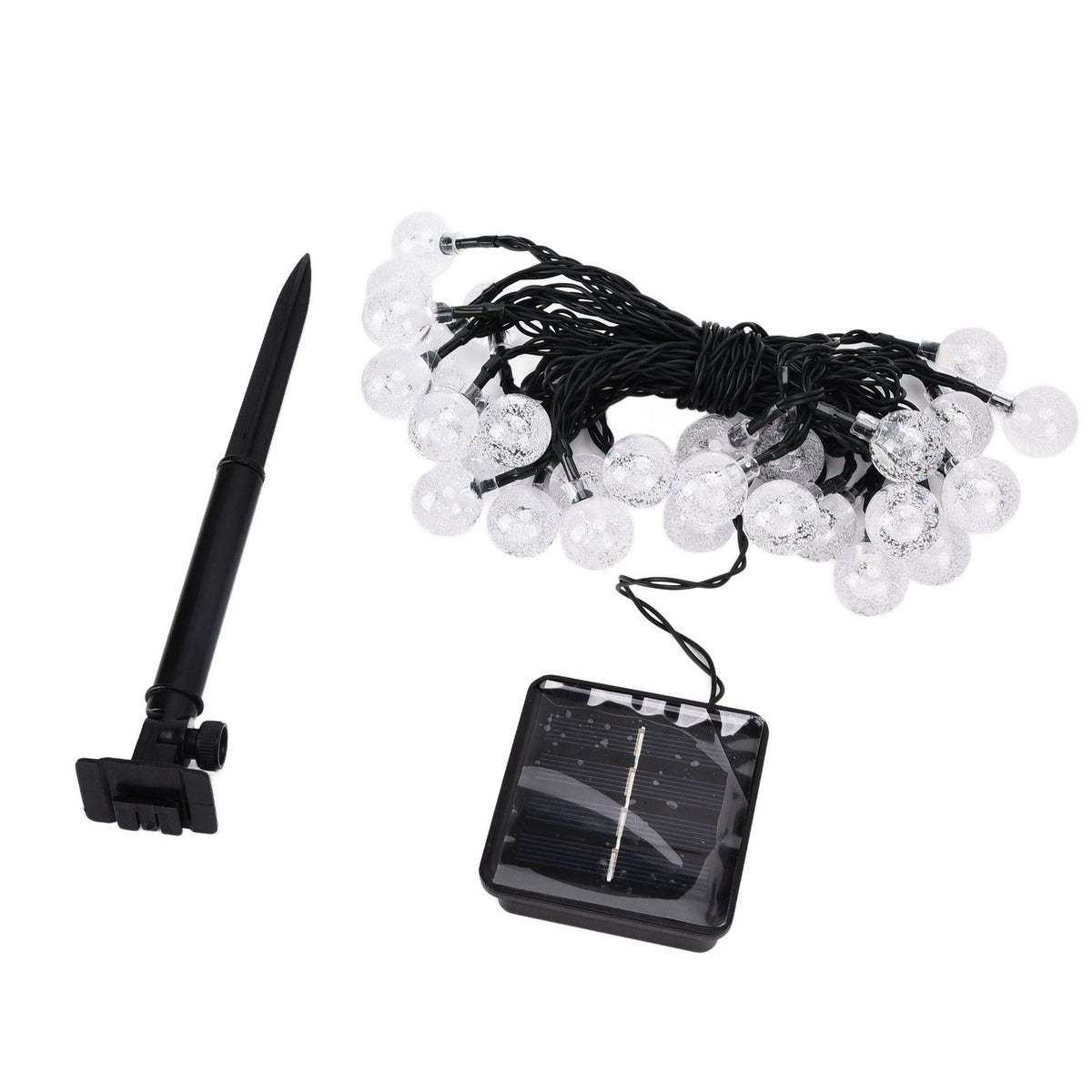 21ft 30LED Solar String Light Warm Waterproof Lamp String Light for Outdoor Yard Lawn Decor