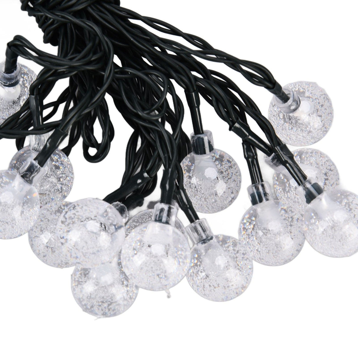 21ft 30LED Solar String Light Warm Waterproof Lamp String Light for Outdoor Yard Lawn Decor