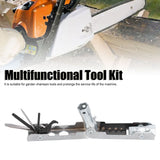 Multifunctional Tool Set Screwdriver Socket Wrench File Hex Disk Fit for Stihl Chainsaw