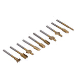 10pcs Carpentry Router Bits Carbide Rotary Burr Set for DIY Woodworking Carving Engraving Drilling