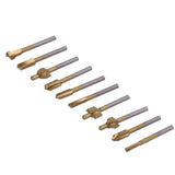 10pcs Carpentry Router Bits Carbide Rotary Burr Set for DIY Woodworking Carving Engraving Drilling