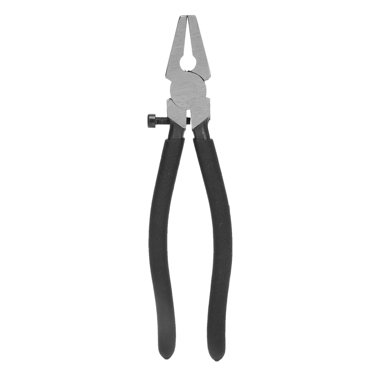 Clamping Plier 8 Inches Carbon Steel Adjustable Multifunctional Ergonomic Crimper Plier for Glass Ceramic Trimming