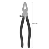 Clamping Plier 8 Inches Carbon Steel Adjustable Multifunctional Ergonomic Crimper Plier for Glass Ceramic Trimming - Extra Image