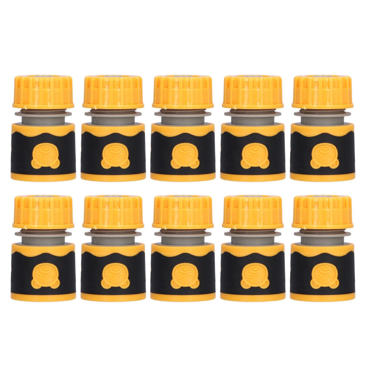 10Pcs Garden Quick Connector G1/2 Garden Faucet Water Hose Pipe Plastic Connector Quick Connect Garden Hose Fittings