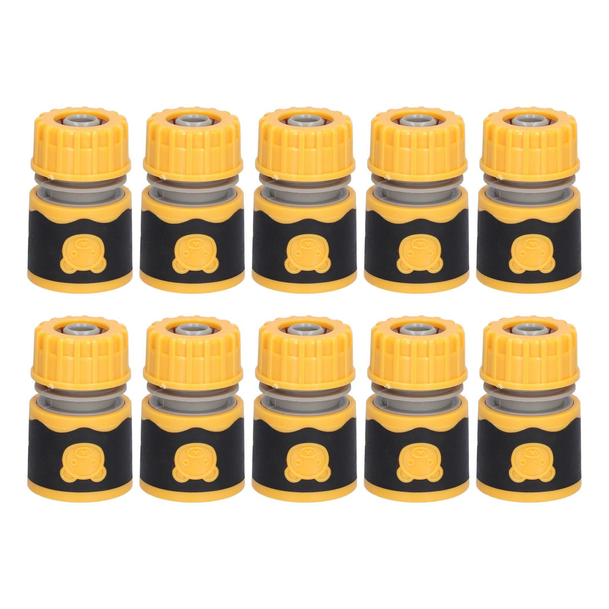 10Pcs Garden Quick Connector G1/2 Garden Faucet Water Hose Pipe Plastic Connector Quick Connect Garden Hose Fittings