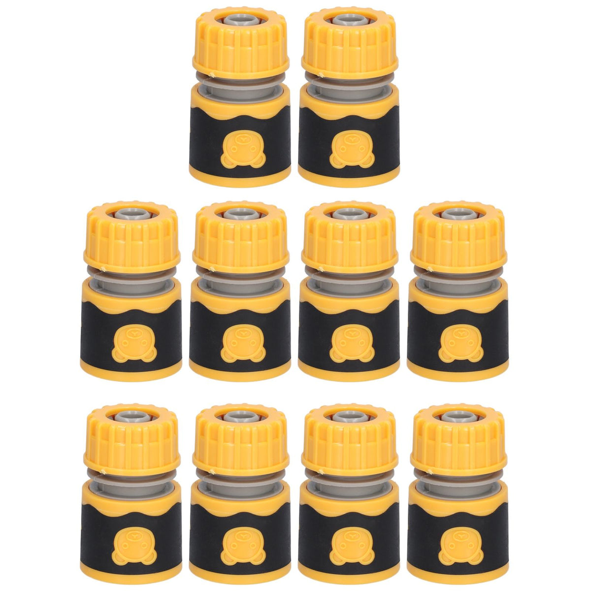 10Pcs Garden Quick Connector G1/2 Garden Faucet Water Hose Pipe Plastic Connector Quick Connect Garden Hose Fittings