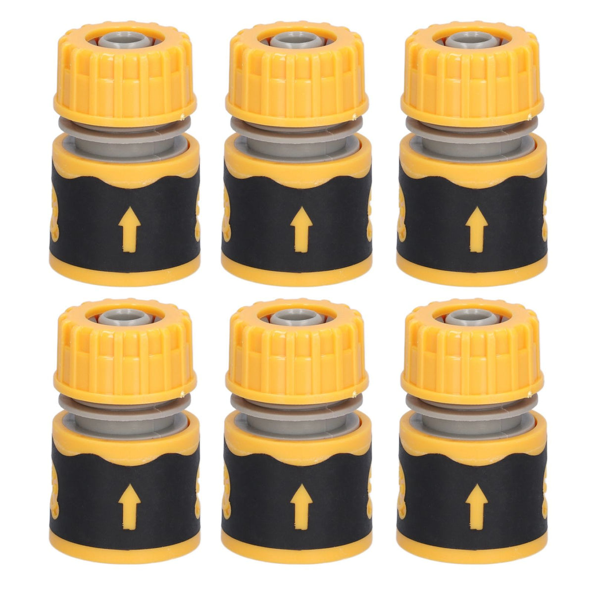 10Pcs Garden Quick Connector G1/2 Garden Faucet Water Hose Pipe Plastic Connector Quick Connect Garden Hose Fittings