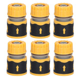 10Pcs Garden Quick Connector G1/2 Garden Faucet Water Hose Pipe Plastic Connector Quick Connect Garden Hose Fittings
