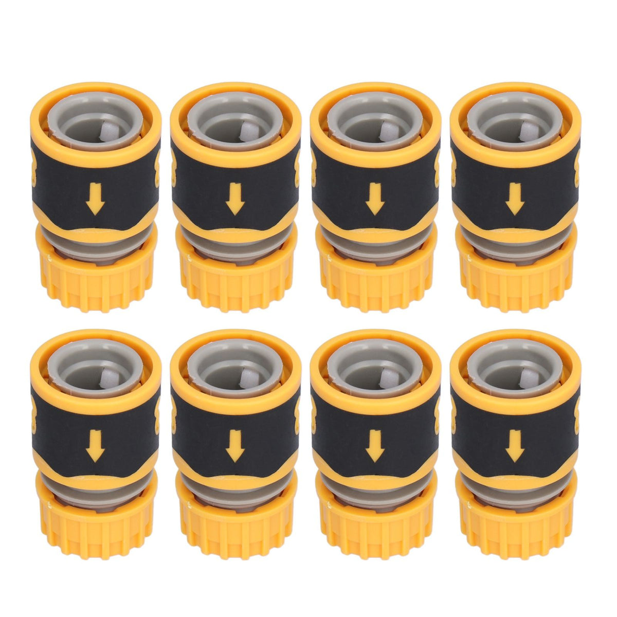10Pcs Garden Quick Connector G1/2 Garden Faucet Water Hose Pipe Plastic Connector Quick Connect Garden Hose Fittings