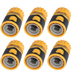 10Pcs Garden Quick Connector G1/2 Garden Faucet Water Hose Pipe Plastic Connector Quick Connect Garden Hose Fittings - Rear View