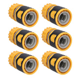 10Pcs Garden Quick Connector G1/2 Garden Faucet Water Hose Pipe Plastic Connector Quick Connect Garden Hose Fittings - Close-Up Angle