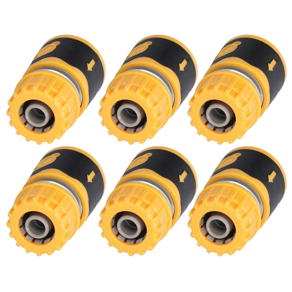 10Pcs Garden Quick Connector G1/2 Garden Faucet Water Hose Pipe Plastic Connector Quick Connect Garden Hose Fittings