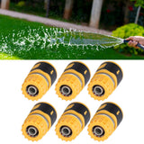 10Pcs Garden Quick Connector G1/2 Garden Faucet Water Hose Pipe Plastic Connector Quick Connect Garden Hose Fittings