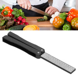 Knife Sharpener Double Sides Fan Shape Folding Mini Portable Whetstone for Outdoor Garden Farm Tools Sharpening - Extra Image