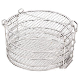 Stackable Dehydrator Rack Stainless Steel Drying Rack with Anti Scalding Gloves Fit for Ninja Foodi Fryer - Side View
