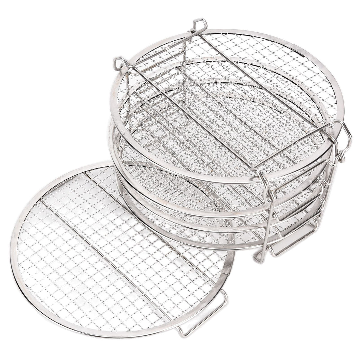 Stackable Dehydrator Rack Stainless Steel Drying Rack with Anti Scalding Gloves Fit for Ninja Foodi Fryer