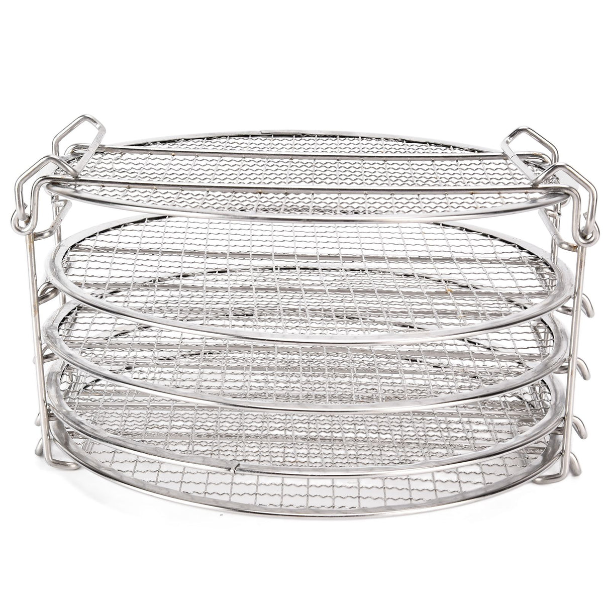 Stackable Dehydrator Rack Stainless Steel Drying Rack with Anti Scalding Gloves Fit for Ninja Foodi Fryer