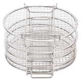 Stackable Dehydrator Rack Stainless Steel Drying Rack with Anti Scalding Gloves Fit for Ninja Foodi Fryer