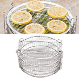 Stackable Dehydrator Rack Stainless Steel Drying Rack with Anti Scalding Gloves Fit for Ninja Foodi Fryer - Extra Image