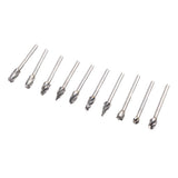 10Pcs Carbide Burr Set Alloy Tungsten Steel High Hardness Wide Application for Dremel Wood Carving Bits for Woodworking - Extra Image