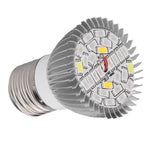 LED Grow Light Bulb Full Spectrum 28 LED E27 Socket Plant Light Bulb for Indoor Plants